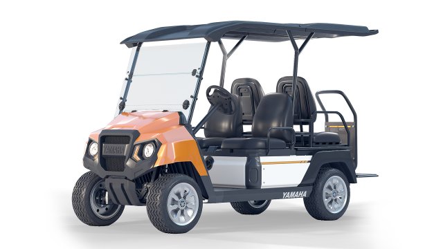 Yamaha Golf Cart UMAX 2X2 Modello 3D .c4d .max .obj .3ds .fbx .stl .blend 