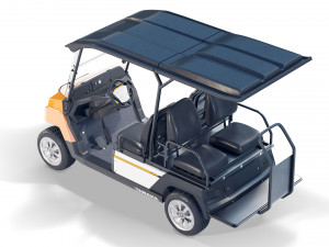 Yamaha Golf Cart UMAX 2X2 Modello 3D