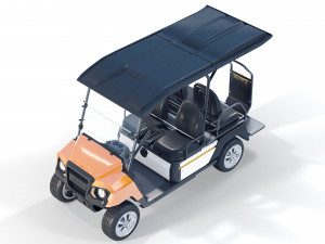 Yamaha Golf Cart UMAX 2X2 Modello 3D