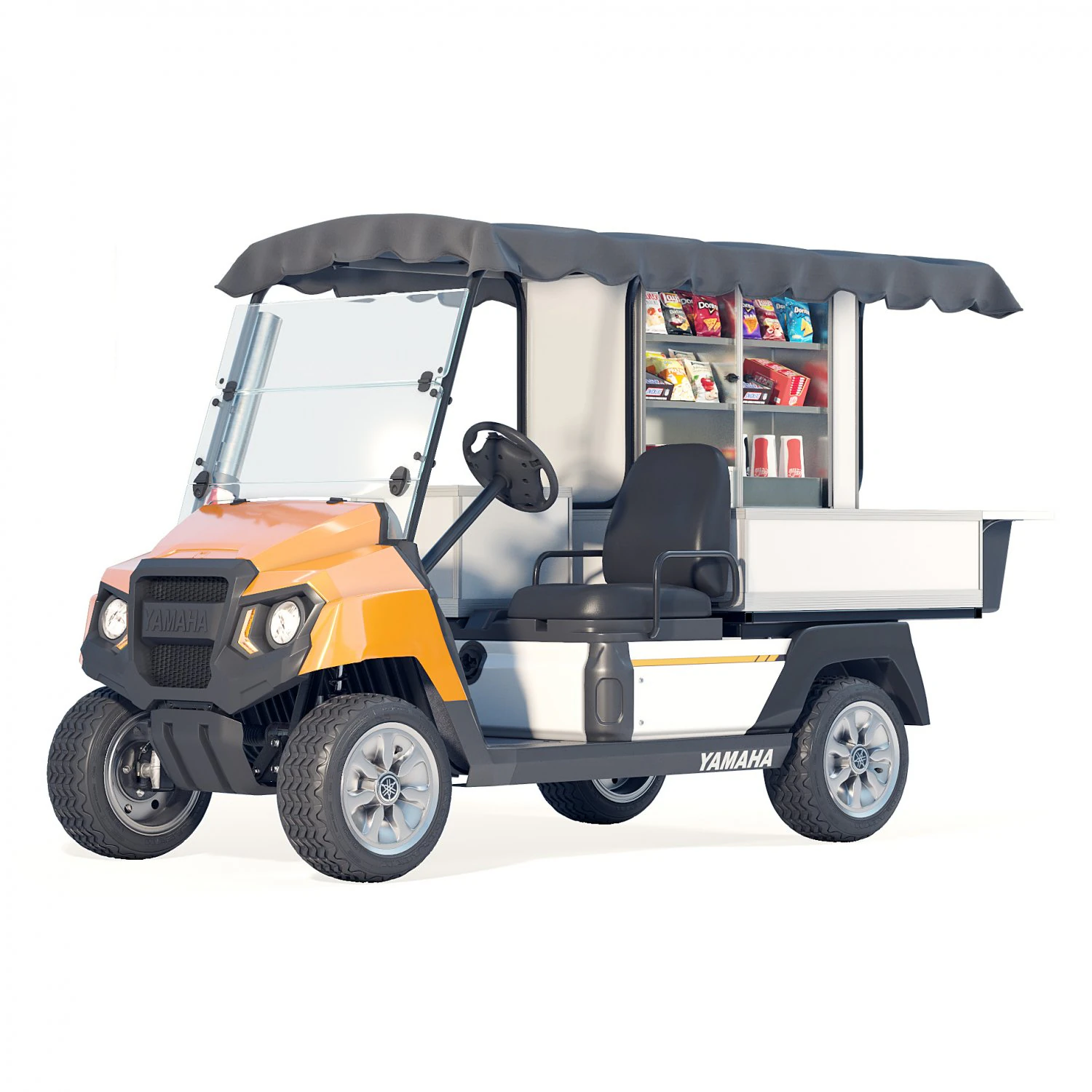 Golf UMAX Bistro 3D Model .c4d .max .obj .3ds .fbx .stl .blend