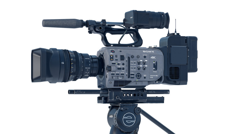 SONY Cinema FX9 Camera 3D मॉडल .c4d .max .obj .3ds .fbx .stl .blend 