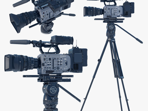 SONY Cinema FX9 Camera 3D मॉडल