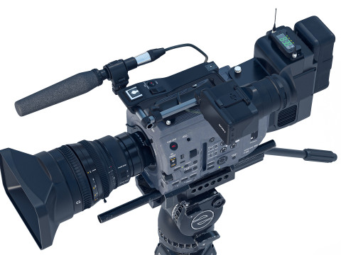 SONY Cinema FX9 Camera 3D मॉडल