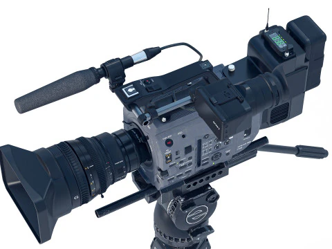 SONY Cinema FX9 Camera 3D Model