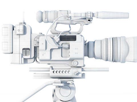 SONY Cinema FX9 Camera 3D मॉडल