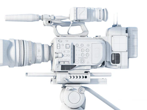 SONY Cinema FX9 Camera 3D Model