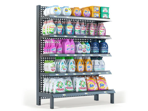 Set di prodotti per il centro commerciale 04 Modello 3D