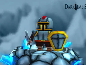 लो पॉली - कार्टून मध्ययुगीन शूरवीर 3D मॉडल