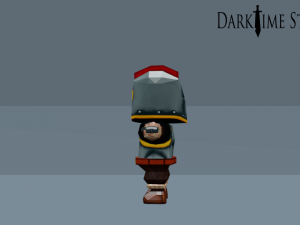 low poly - cartoon medieval knight 3D Model