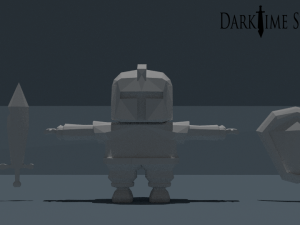 low poly - cartoon medieval knight 3D Model
