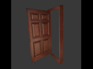 wooden door 3D Model