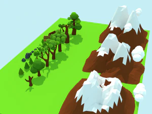 pakiet natury o niskiej zawartości poli Model 3D