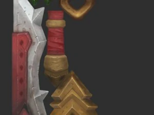 low poly sword 3D Model