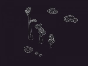 mini low poly nature pack Model 3D