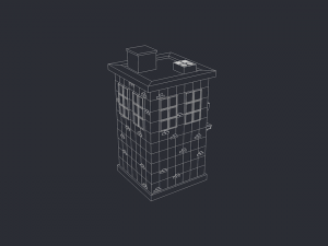 low poly house 3D 모델