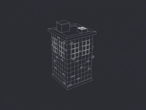 low poly house 3D Model