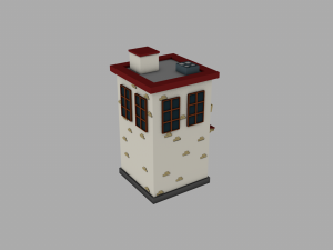 low poly house 3D 모델
