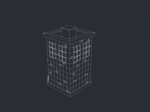 low poly house 3D 모델