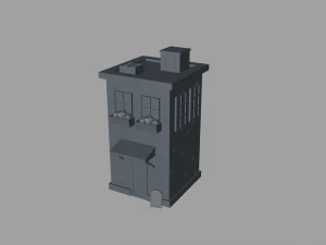 low poly house 3D Model