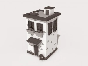 low poly house 3D Model
