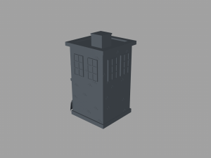 low poly house 3D 모델