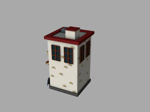 low poly house 3D Model