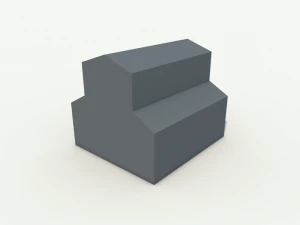 low poly barn 3D Model