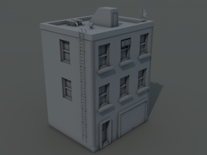 low poly house 3D 모델