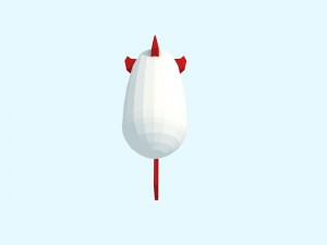 low poly airship 3D Модель