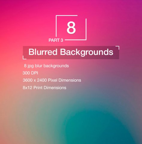 8 blured backgrounds part 3 CG テクスチャ .c4d .max .obj .3ds .fbx .stl .blend 