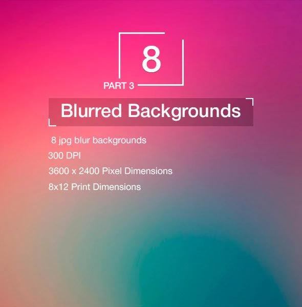 8 blured backgrounds part 3 CG Textures .c4d .max .obj .3ds .fbx .stl .blend 