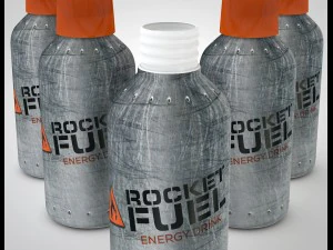 energy shot bottle 3D Model