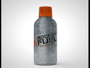 energy shot bottle 3D मॉडल