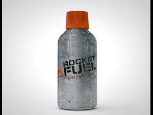 energy shot bottle 3D Model
