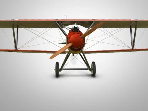 fighter aircraft albatros 3D Model