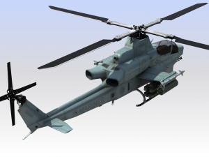 helicopter ah-1z viper 3D-Modell