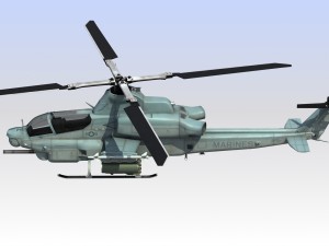 helicopter ah-1z viper 3D-Modell