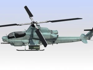 helicopter ah-1z viper 3D Model