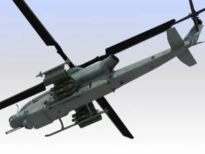 helicopter ah-1z viper 3D Model