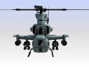 helicopter ah-1z viper 3D Model
