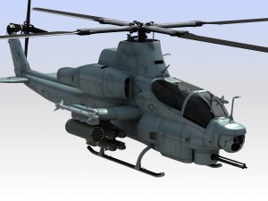 helicopter ah-1z viper 3D-Modell
