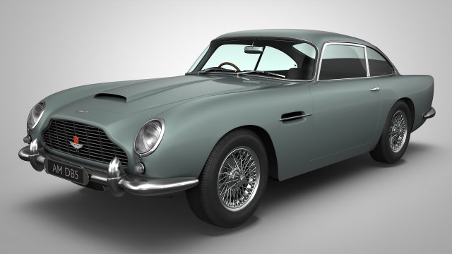 aston martin db5 Modelo 3D .c4d .max .obj .3ds .fbx .stl .blend 