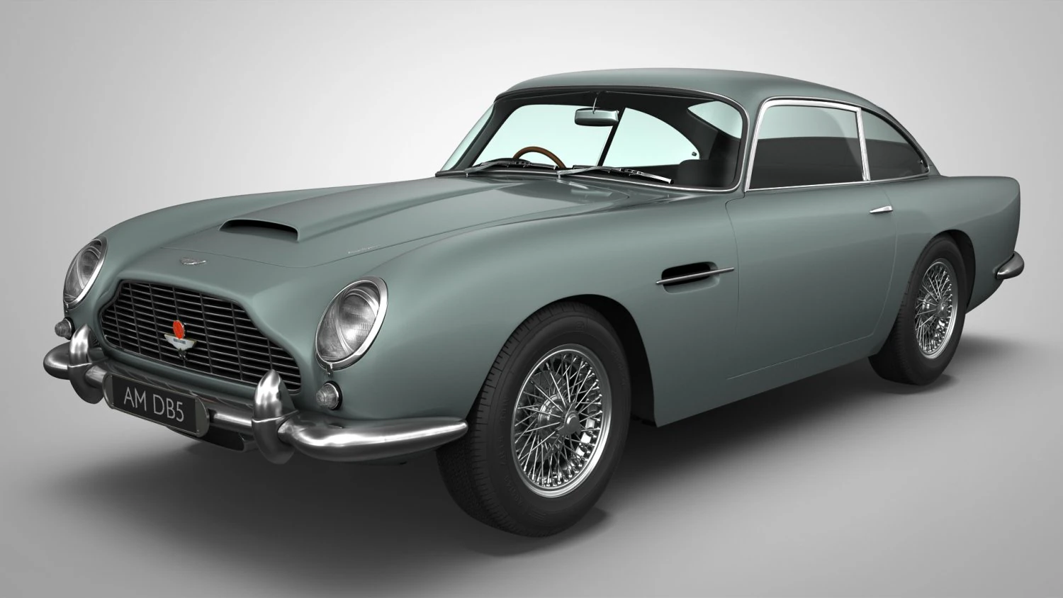 aston martin db5 3D Model .c4d .max .obj .3ds .fbx .stl .blend 