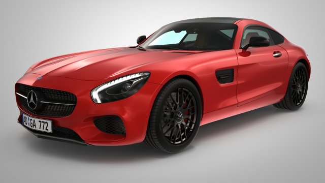 mercedes amg gt Modello 3D .c4d .max .obj .3ds .fbx .stl .blend 