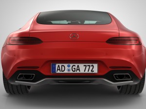 mercedes amg gt Modello 3D