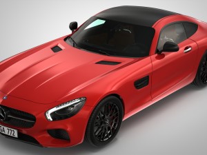 mercedes amg gt Modello 3D