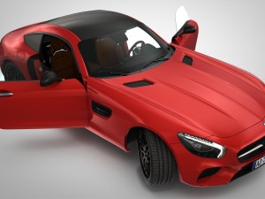 mercedes amg gt Modello 3D
