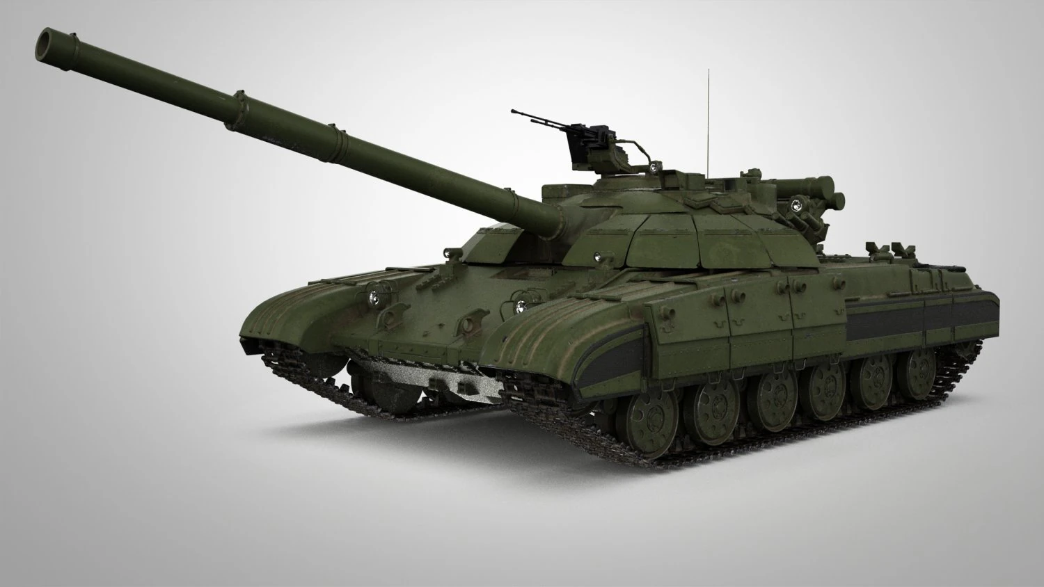 t-64 tank 3D Model .c4d .max .obj .3ds .fbx .stl .blend
