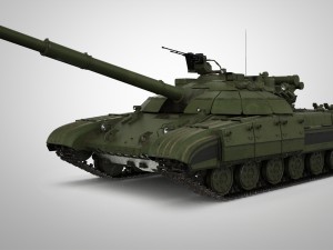 t-64 tank Modelo 3D