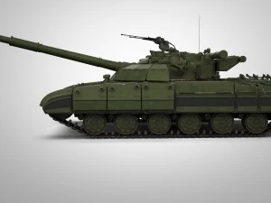 t-64 tank 3D Model